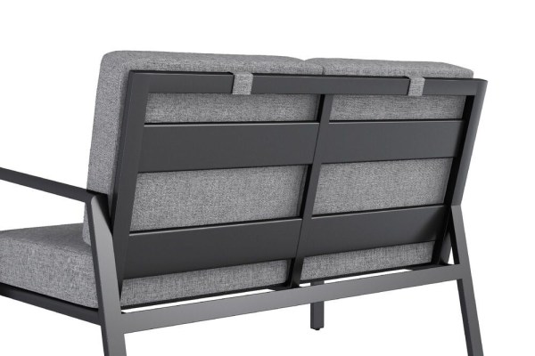 ZENITH ukončovací díl pravý - matný antracit/světle šedá