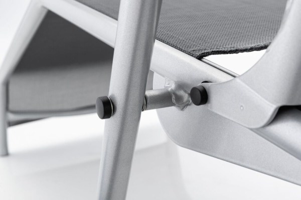 TAMPA sklápěcí lehátko - antracit/antracit