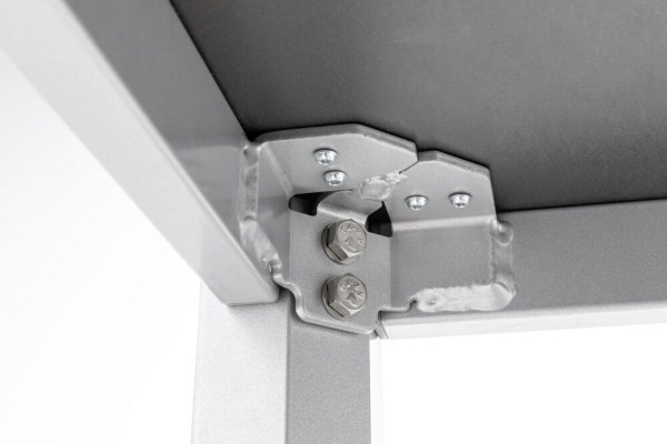 CUBIC/KETTALUX jídelní hliníkový stůl 160x90 cm - stříbrná/antracit