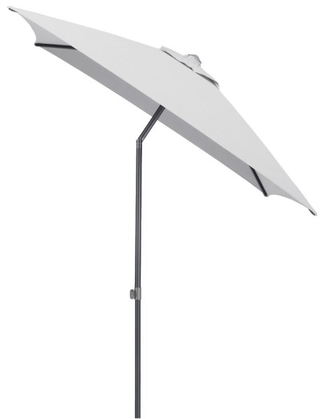 Slunečník KETTLER EASY PUSH 200x200 cm - matný antracit/světle šedá - voděodolný