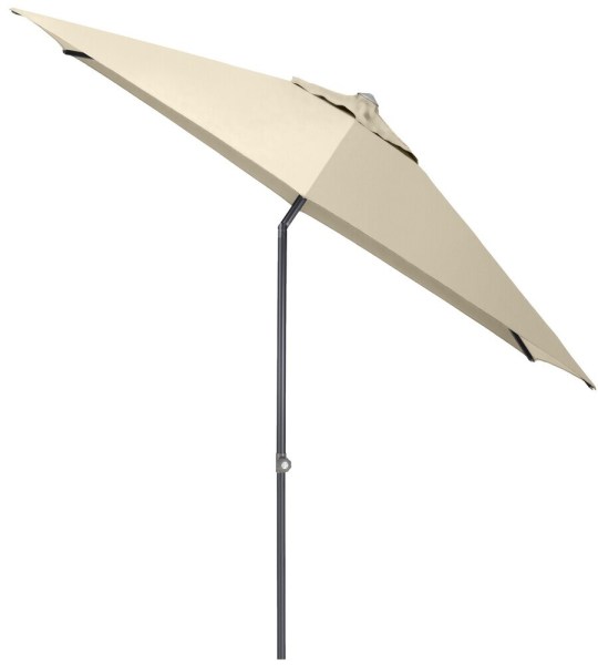 Slunečník KETTLER EASY PUSH ø 300 cm - matný antracit/béžová - voděodolný