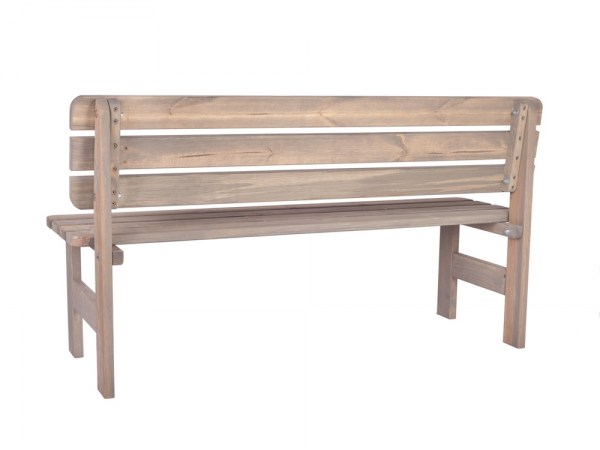 VIKING lavice ŠEDÁ - 150 cm