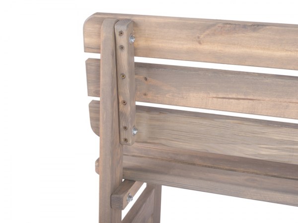 VIKING lavice ŠEDÁ - 150 cm