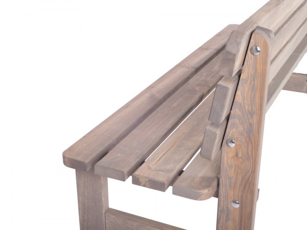 VIKING lavice ŠEDÁ - 150 cm