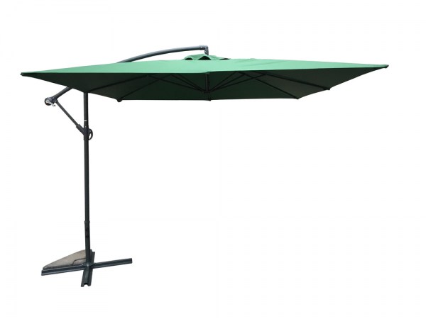 Slunečník kovový 8080 - 270x270cm - zelený