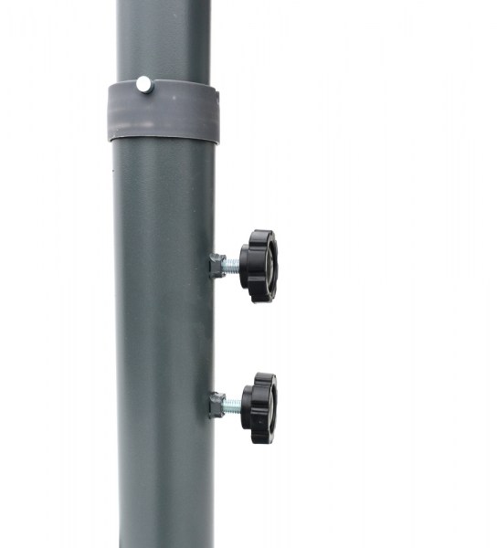 Slunečník kovový 8080 - 270x270cm- bordó