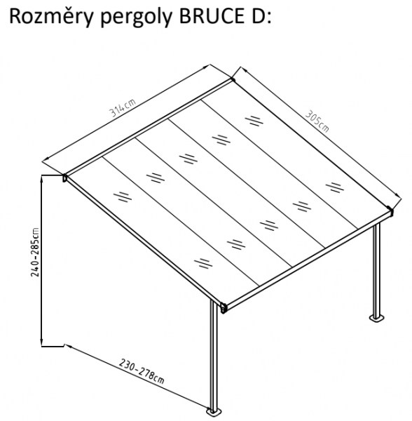 BRUCE D pergola
