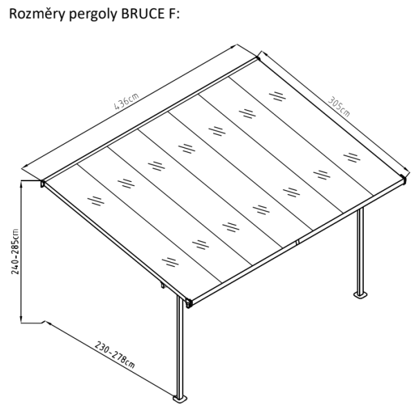 BRUCE F pergola