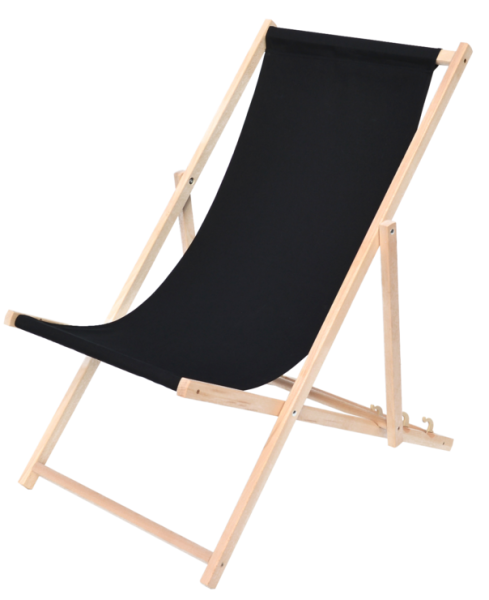 Bahama lehátko dřevěné ČERNÉ