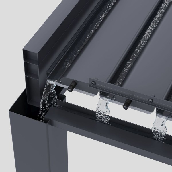 Bioklimatická pergola INTRO PLUS 4x3 m volně stojící