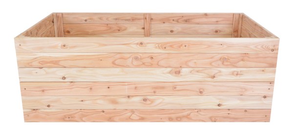 záhon vyvýšený PREMIUM MODŘÍN 135x70x50cm dřevěný