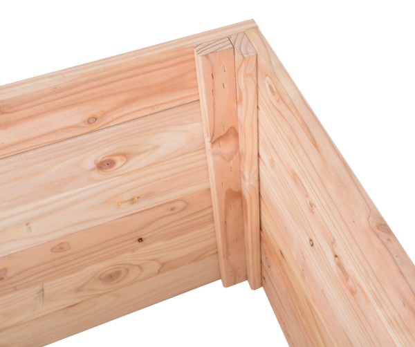 záhon vyvýšený PREMIUM MODŘÍN 135x70x50cm dřevěný