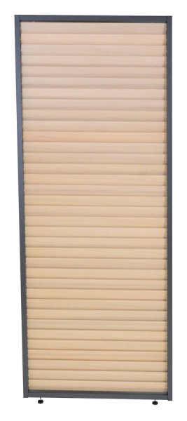 PANEL ZASTÍNĚNÍ WOOD, SKLÁPĚCÍ LAMELY, HORIZONTÁLNÍ 1,3 m pro bioklimatickou pergolu