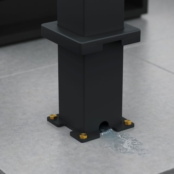 Bioklimatická pergola INTRO DUO 8x4 m, hliník - volně stojící