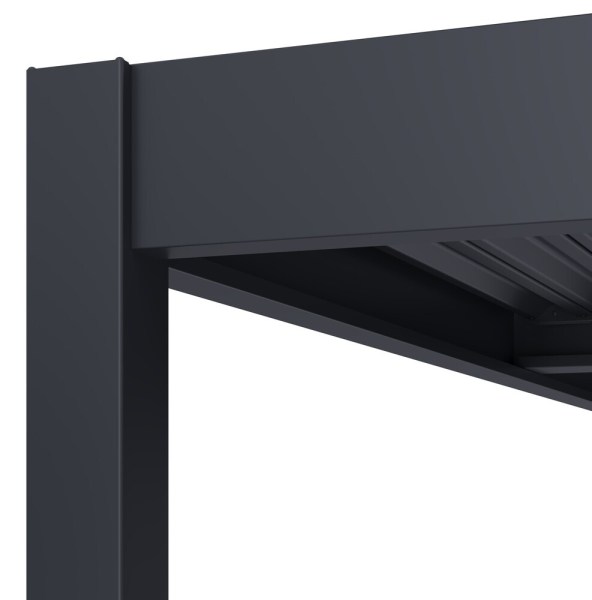 Bioklimatická pergola INTRO DUO 8x4 m, hliník - volně stojící