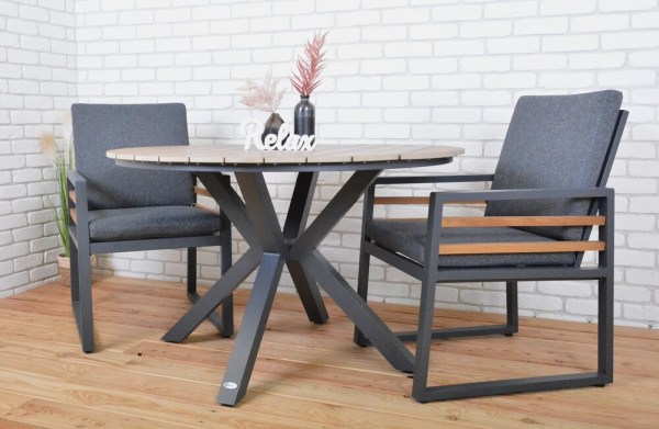 GIVERNY hliníkový stůl ø120 cm