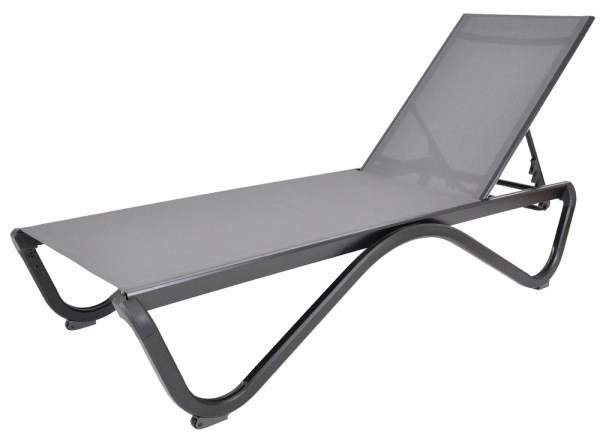 Lehátko ZWL-515 DUO hliníkové - šedé