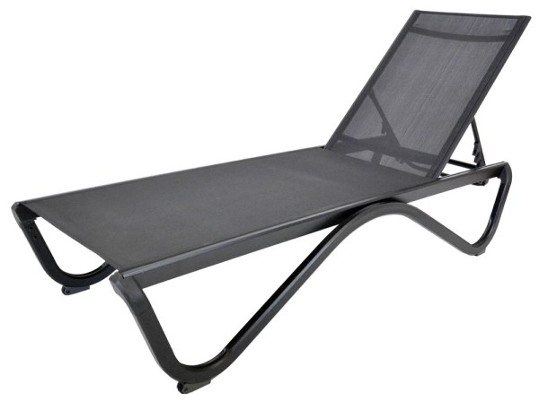 Lehátko ZWL-515 DUO hliníkové - černé
