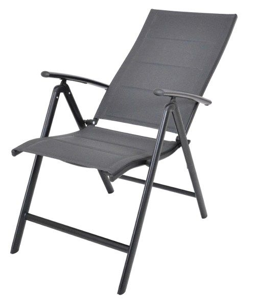  ZWC-235 zahradní polohovací křeslo hliníkové - šedá