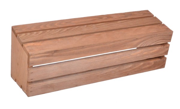 Truhlík MODERN 51 cm - s plastovým květináčem, hnědá