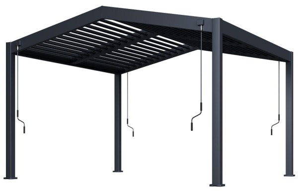 Bioklimatická pergola APEX 4x3,6 m, hliník - volně stojící