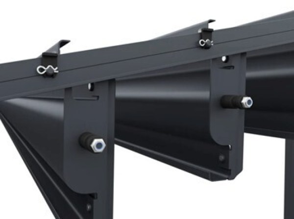 Bioklimatická pergola APEX 4x3,6 m, hliník - volně stojící