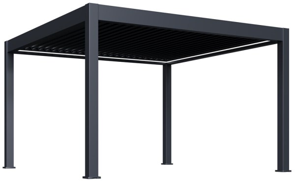 Luxusní ELEKTRICKÁ bioklimatická pergola PRESTIGE 4x4 m, hliník - volně stojící