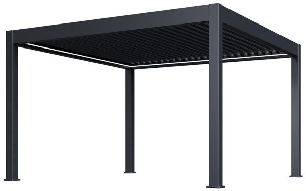 Luxusní ELEKTRICKÁ bioklimatická pergola PRESTIGE 4x4 m, hliník - volně stojící