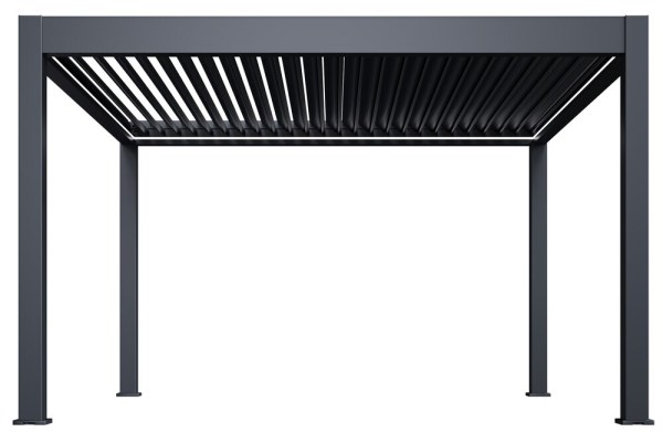 Luxusní ELEKTRICKÁ bioklimatická pergola PRESTIGE 4x4 m, hliník - volně stojící