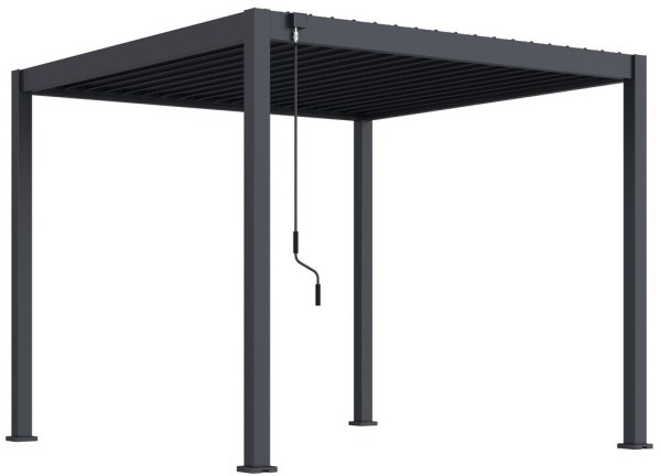 Bioklimatická pergola ECO 3x3 m, ocel - volně stojící
