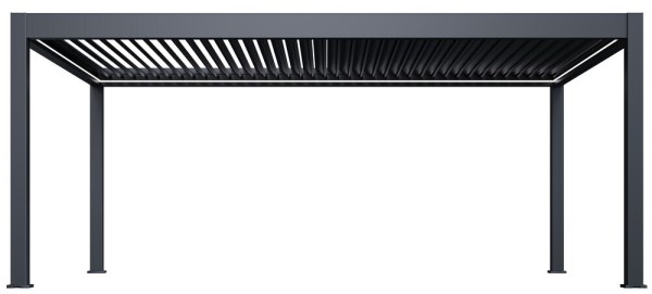 Luxusní ELEKTRICKÁ bioklimatická pergola PRESTIGE 6x4 m, hliník - volně stojící