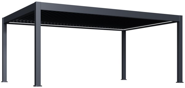 Luxusní ELEKTRICKÁ bioklimatická pergola PRESTIGE 6x4 m, hliník - volně stojící