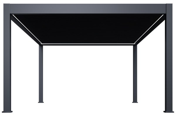 Luxusní ELEKTRICKÁ bioklimatická pergola PRESTIGE 6x4 m, hliník - volně stojící