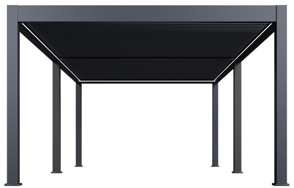 Luxusní ELEKTRICKÁ bioklimatická pergola PRESTIGE 8x4 m, hliník - volně stojící