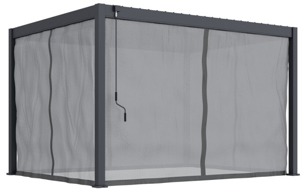 set závěsů a moskytiér pro pergolu ECO 4x3 m