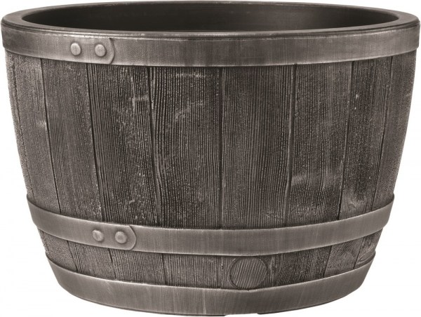 květináč BLENHEIM HALF BARREL 81L - CÍN