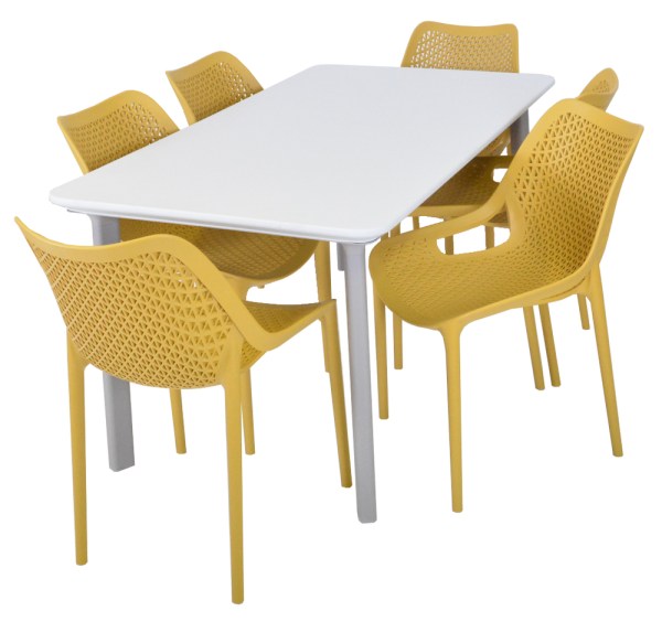 Křeslo BILROS - hořčicově žlutá